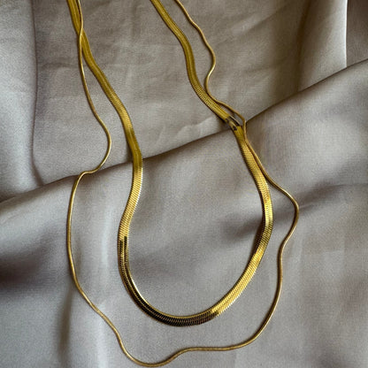 Siene Layered Gold Necklace