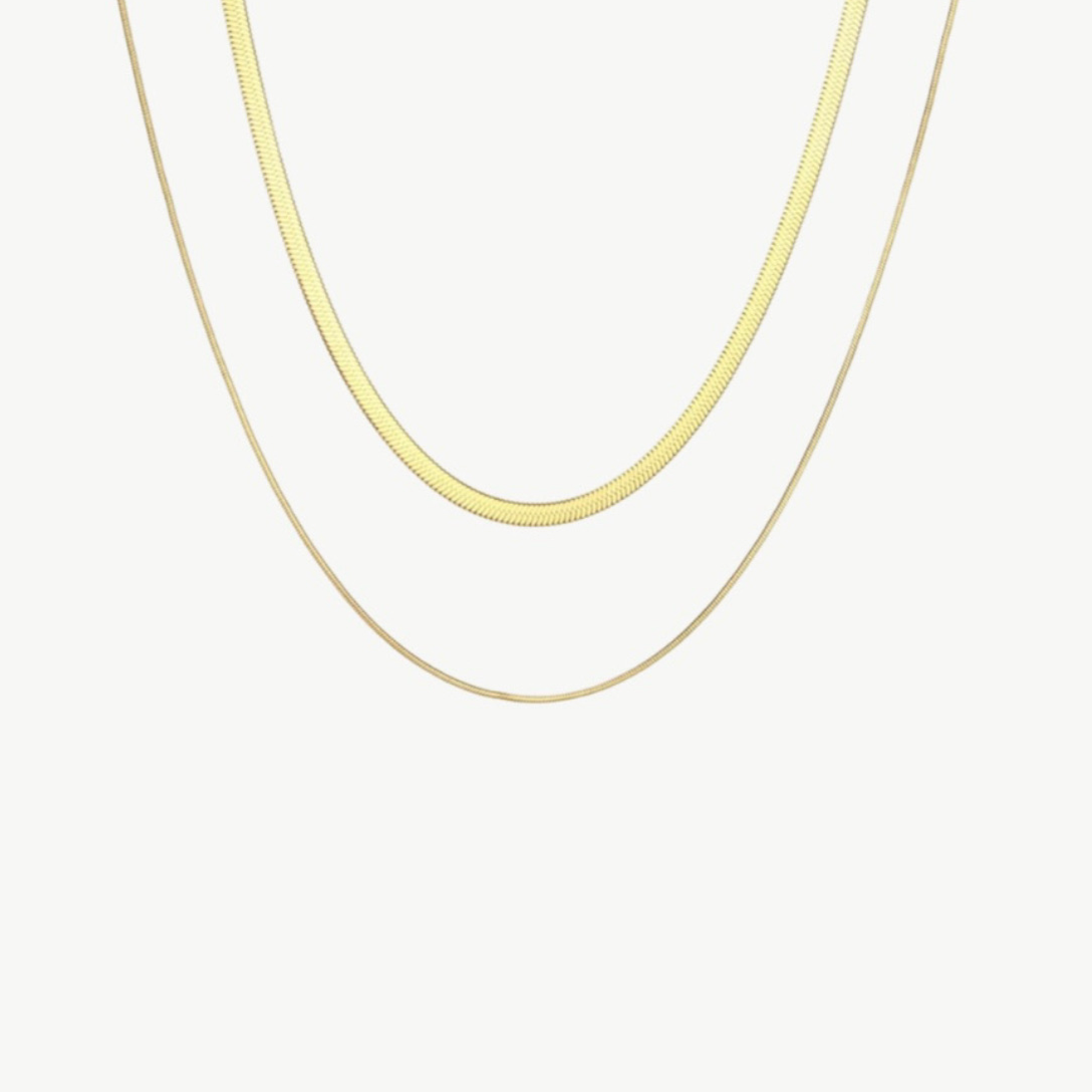 Siene Layered Gold Necklace