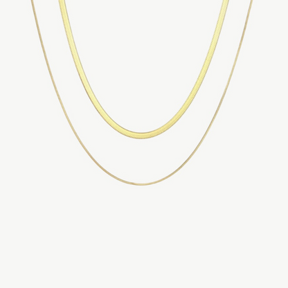 Siene Layered Gold Necklace