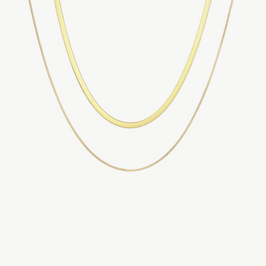 Siene Layered Gold Necklace