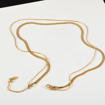 Siene Layered Gold Necklace