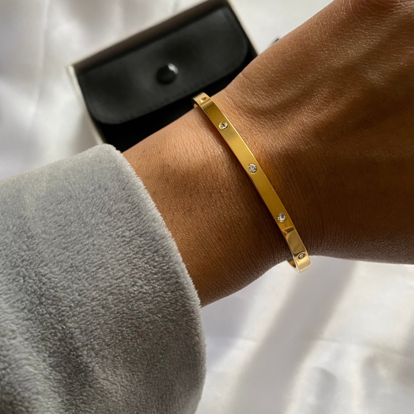 Zara Gold Cuff Bangle