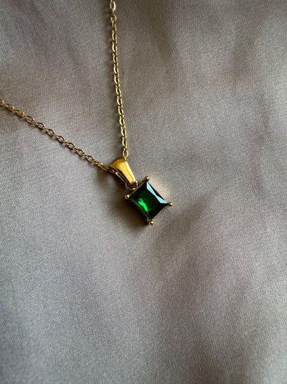 Emerald Milan Pendant Necklace