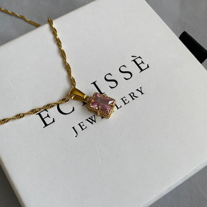 Valentine Pink Pendant Necklace