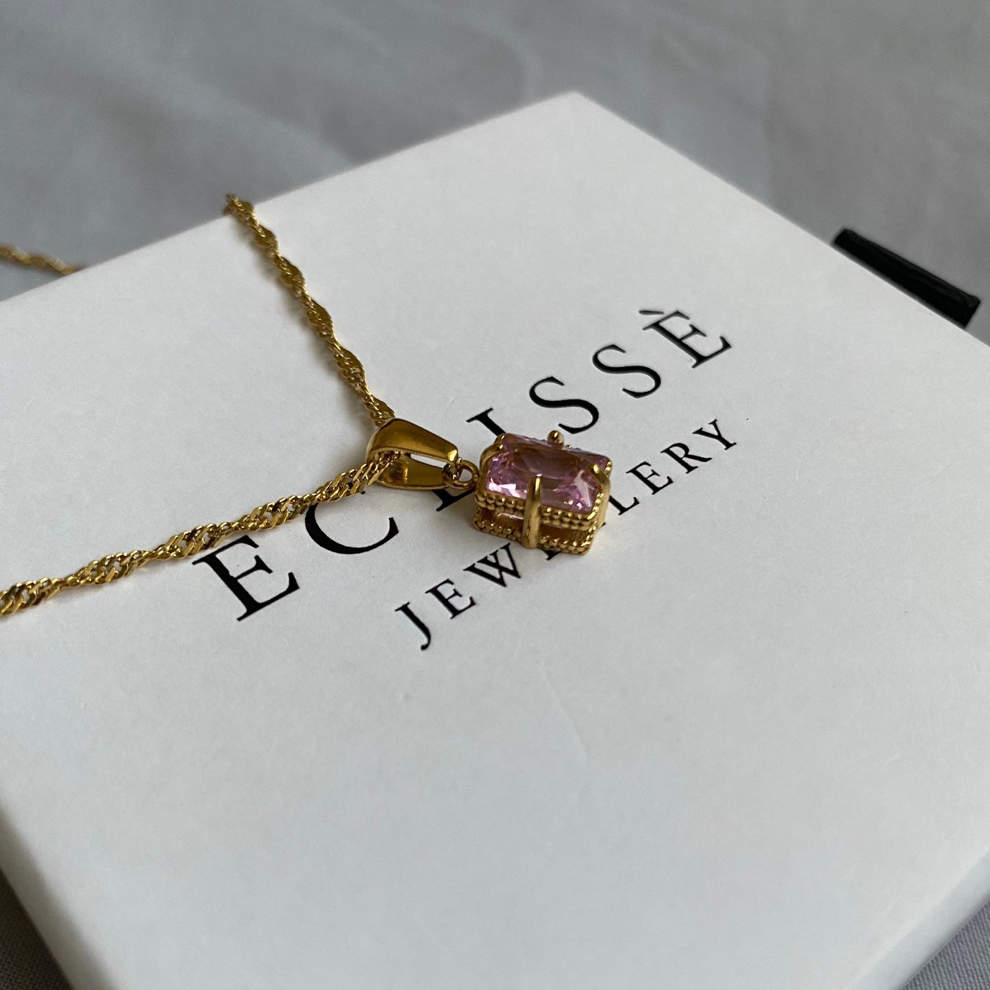 Valentine Pink Pendant Necklace