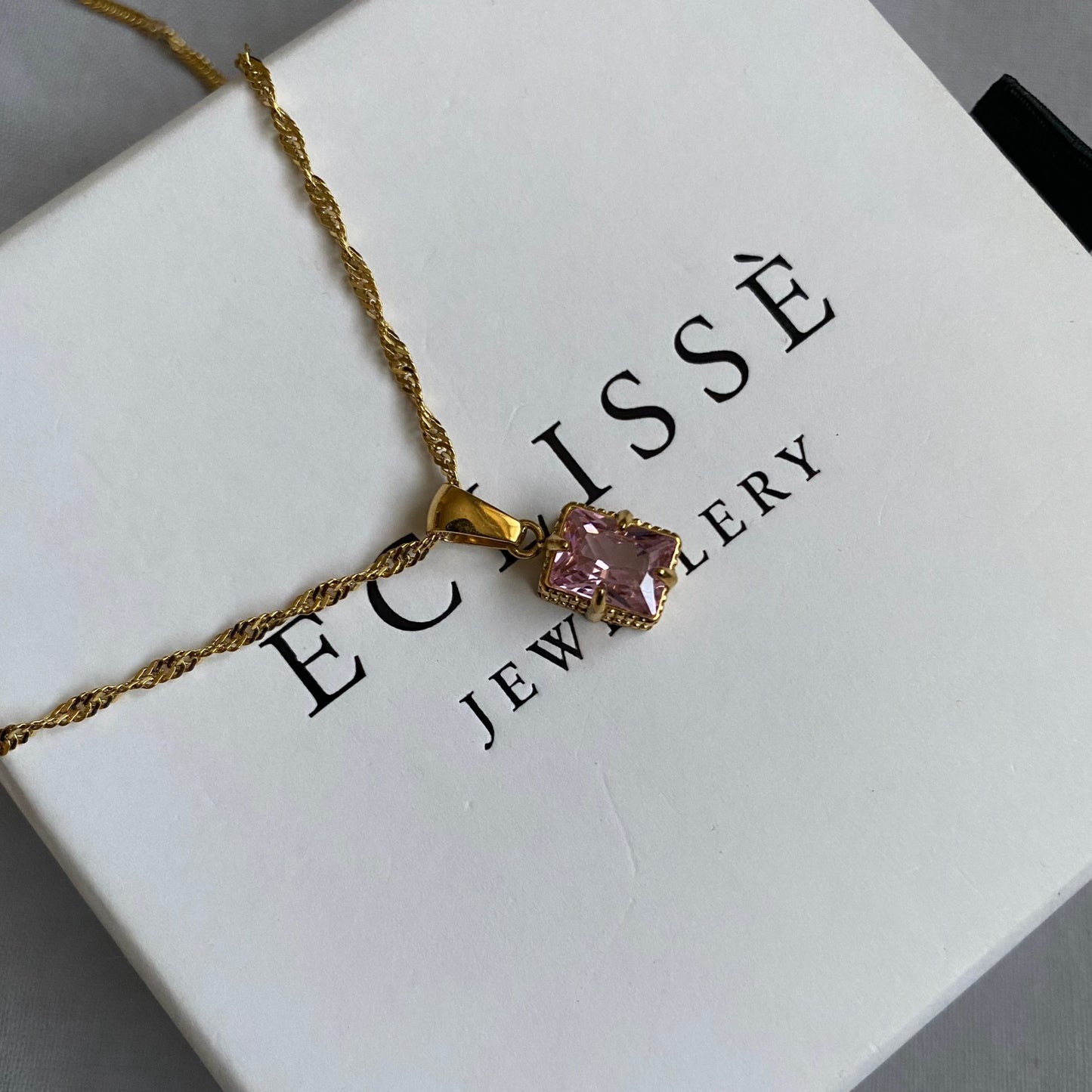 Valentine Pink Pendant Necklace