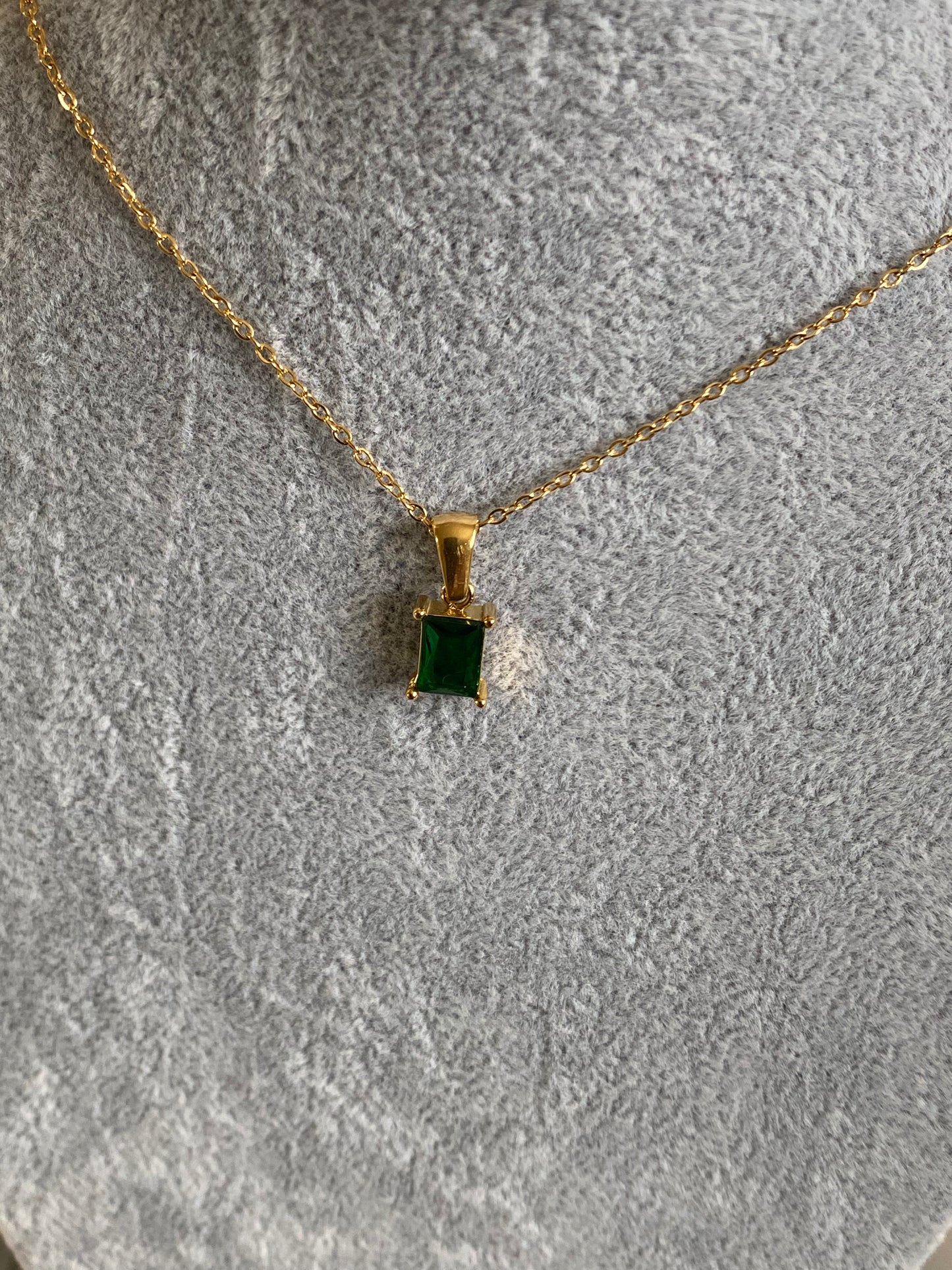 Emerald Milan Pendant Necklace