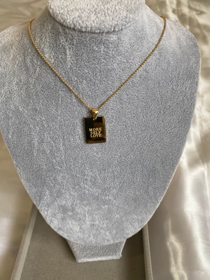 More Self Love 18K Gold Necklace