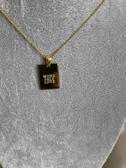 More Self Love 18K Gold Necklace