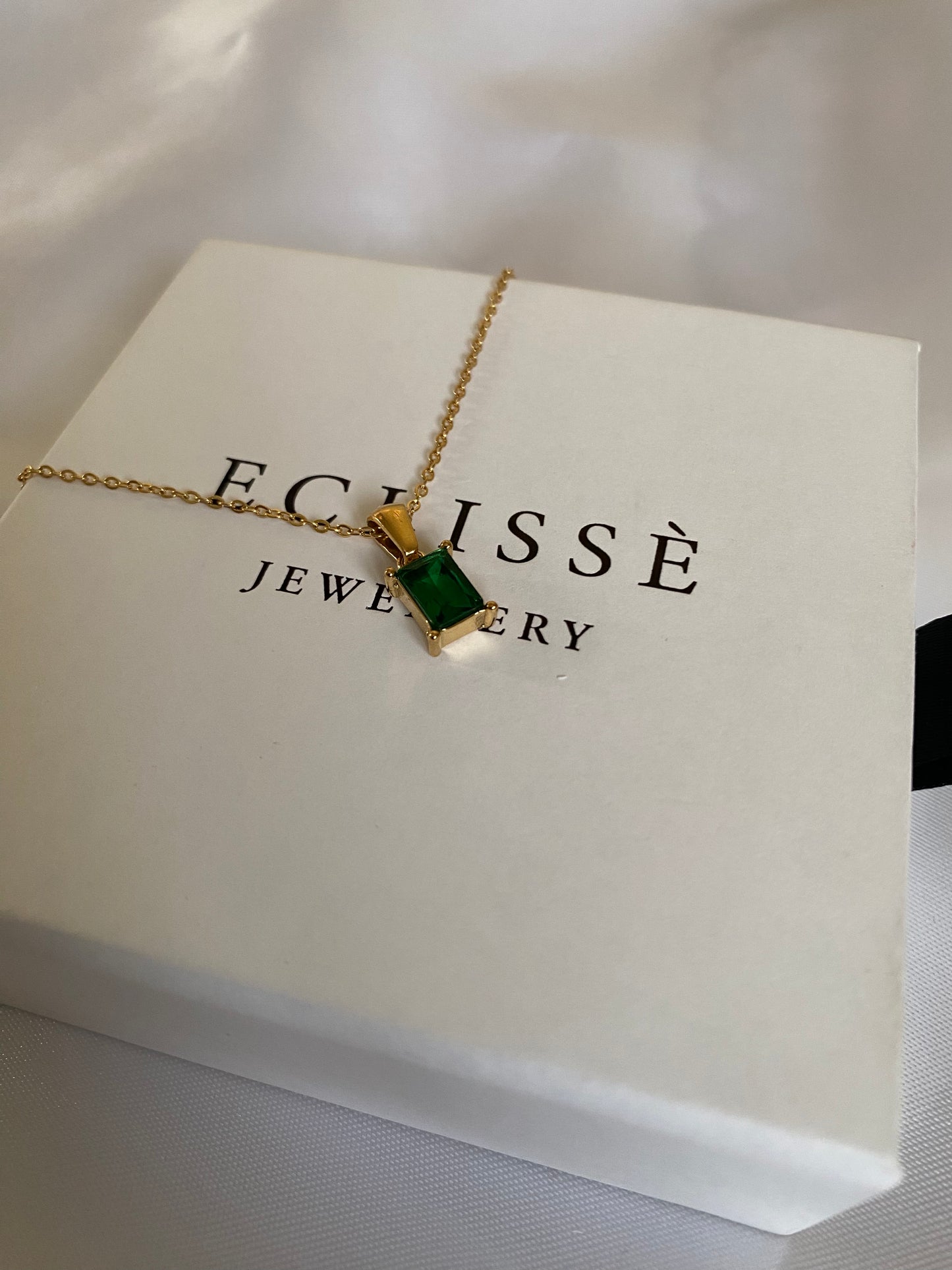 Emerald Milan Pendant Necklace