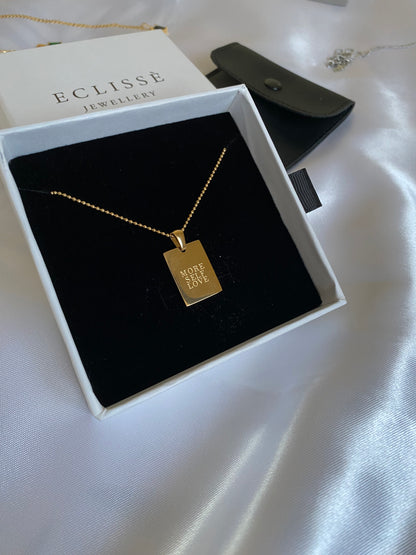 More Self Love 18K Gold Necklace